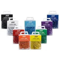 JAM Paper Colorful Standard Paper Clips