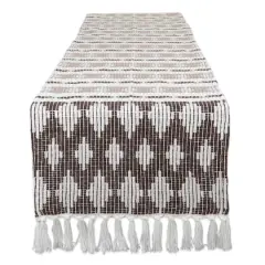 DII&reg; 108" Colby Southwest Table Runner Dark Brown/Stone