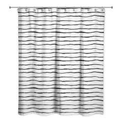 Painted Stripes 71" x 74" Shower Curtain