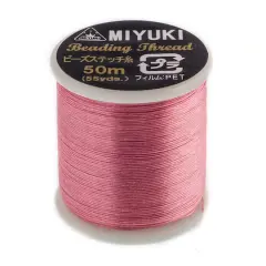 Miyuki&reg; Nylon Beading Thread, 50m Pink