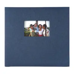 12" x 12" Linen Scrapbook Album by Recollections&trade; Blue