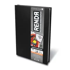Crescent&reg; RENDR Hardcover Sketch Book, 8.5"x 11"