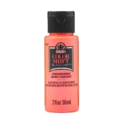 FolkArt &reg; Color Shift Blacklight&trade; Acrylic Paint 36386 Neon Orange