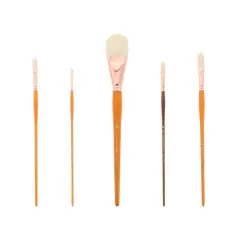 Princeton&trade; Refine&trade; Natural Bristle Long Handle Filbert Brush