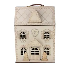 12.25" Unfinished Winter Home DIY Wood Dollhouse by Make Market&reg;