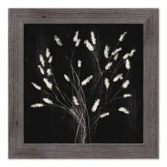 Dried Botanical Western 16" x 16" Framed Print Gray