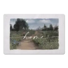Home Floral Pathway 27" x 18" Floor Mat