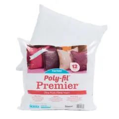 Poly-fil&reg; Premier&trade; 12ct. Ultra Plush Pillow Inserts, 12" x 12"