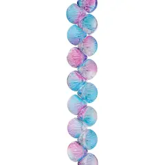 Pink & Blue Glass Shell Beads by Bead Landing&trade;, 10mm