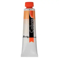 Cobra Study Water Mixable Oil Colour, 40mL 224 Naples Yellow Red