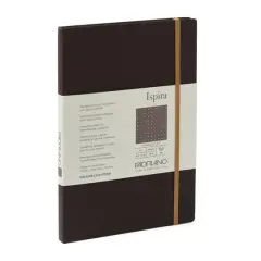 Fabriano&reg; Ispira Dotted A5 Hard-Cover Notebook Brown