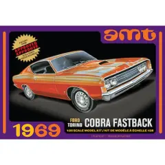 AMT&reg; 1969 Ford Torino Cobra Fastback Model Kit