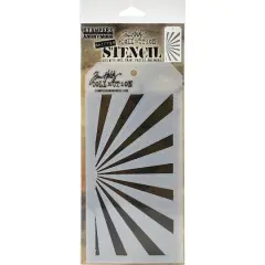 Stampers Anonymous Tim Holtz&reg; Shifter Rays Layering Stencil, 4" x 8.5"