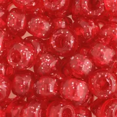 John Bead 9mm Sparkle Pony Beads, 1,000ct. Crimson