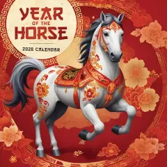 2026 Year of the Horse Wall Calendar