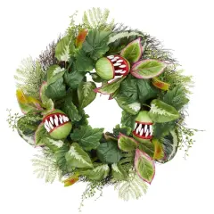 24" Green Venus Flytrap Wreath by Ashland&reg;