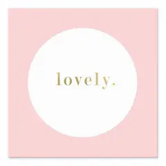 Pink Lovely Tabletop Canvas