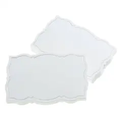 Ornate Silver Border Place Cards, 50ct. by Celebrate It&trade;