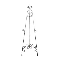 Black Iron Country Cottage Easel, 65" x 21" x 27"