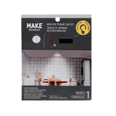 Mini White Round Pendant Light Kit by Make Market&reg;