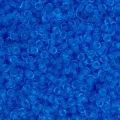 Miyuki&reg; 11/0 Glass Seed Beads, 22g Sapphire Transparent