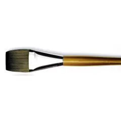 Isabey Isacryl Synthetic Long Handle Flat Brush