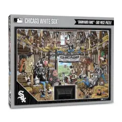 MLB Barnyard Fans 500 Piece Puzzle Chicago White Sox