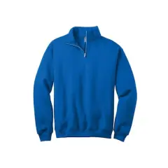JERZEES&reg; NuBlend&reg; 1/4-Zip Cadet Collar Sweatshirt Royal
