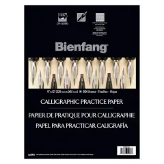 Bienfang&reg; Calligraphic Practice Pad, 9" x 12"
