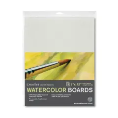 Crescent&reg; 114 Series Cold-Press Watercolor Board, 3ct.