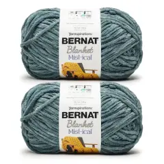 2 Pack Bernat&reg; Blanket Mist-ical&trade; Yarn Teal Stream