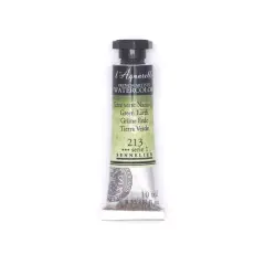 Sennelier French Artists' Watercolor, 10mL 214 Green Earth S1