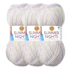 3 Pack Lion Brand&reg; Summer Nights Yarn Ocean Cove