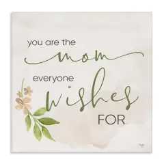 Stupell Industries Mom Everyone Wishes For Canvas Wall Art