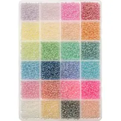 8/0 Pastel Glass Seed Beads, 10.5oz. by Bead Landing&trade;