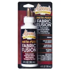 Aleene's&reg; 4oz. Insta-Fuse Fabric Fusion&reg; Instant Fabric Adhesive