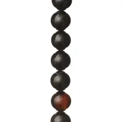 Black Dyed Agate Round Beads, 10mm by Bead Landing&trade;