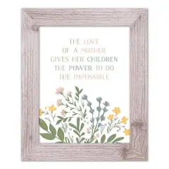 The Power to Do the Impossible Western Framed Print White