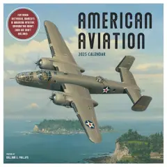 TF Publishing 2025 American Aviation Wall Calendar
