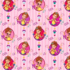 Disney&reg; Fancy Nancy Hot Pink Fancy Nancy Framed Cotton Fabric
