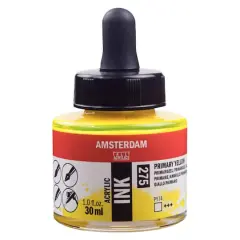Amsterdam Acrylic Ink, 1oz. 275 Primary Yellow