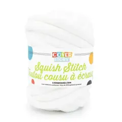 Lion Brand&reg; Cover Story&trade; Squish Stitch Yarn Cloud White