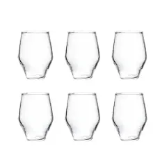 Hello Honey&reg; 3.25" Clear Round Drinking Glasses, 6ct.