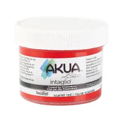 Speedball&reg; Akua&trade; Intaglio&trade; Ink, 2oz. Scarlet Red