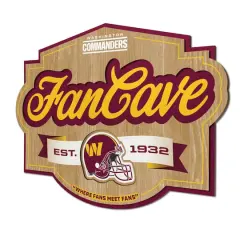 NFL Fan Cave Sign Washington Commanders