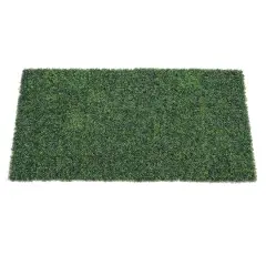 Green Artificial Boxwood Mat