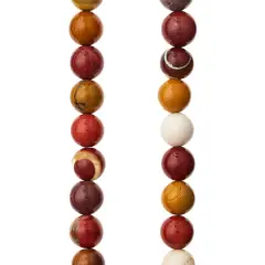 Mookaite Round Beads by Bead Landing&trade;, 8mm