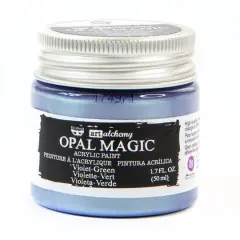 Finnabair&reg; Art Alchemy Opal Magic Acrylic Paint, 1.7oz. Violet-Green