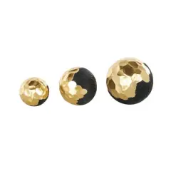 Gold & Black Decorative Orbs & Vase Filler Set