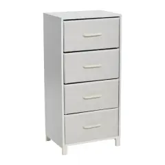 Household Essentials 33" 4-Drawer Dresser White